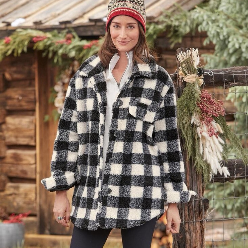 Sundance Boundless North Buffalo Plaid Matterhorn Coat Large